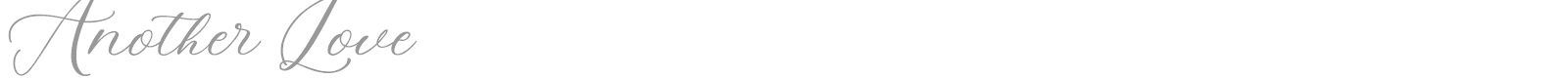 Another Love font preview